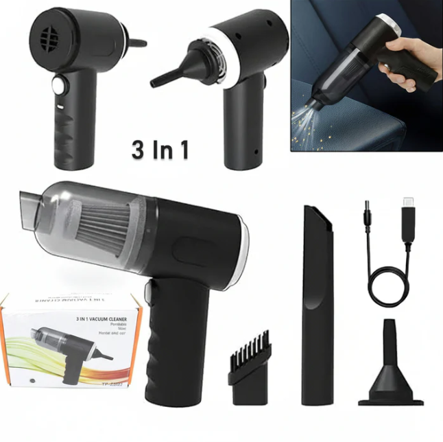 3-in-1 Wireless Mini Vacuum Cleaner Pro™